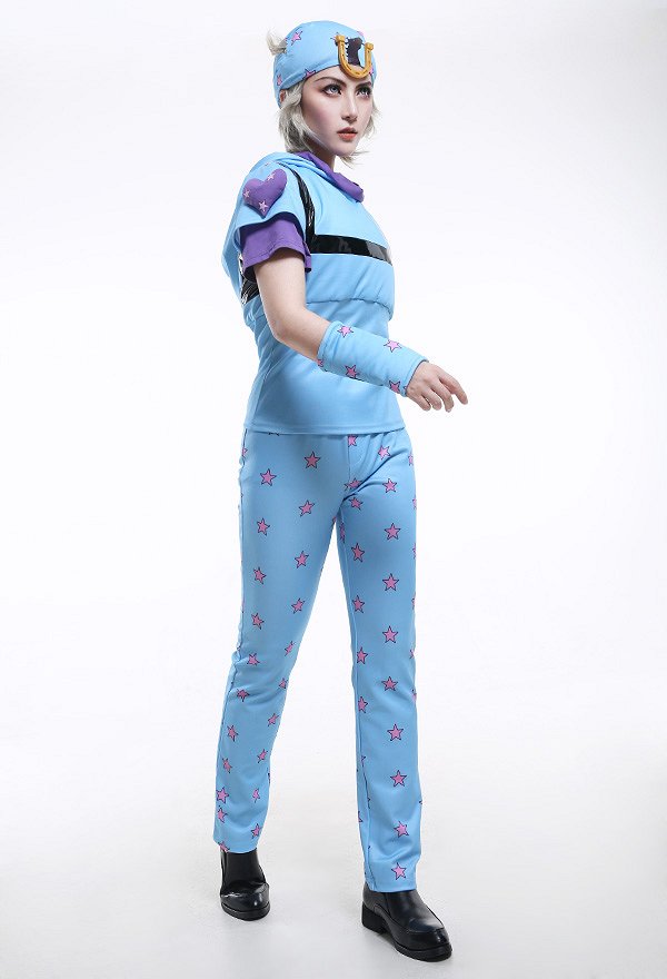 JJBA 7 Steel Ball Run Johnny Josta Hooded Conjunto de Cosplay con Sombrero JJBA 7 Steel Ball Run Johnny Josta Hooded Conjunto de Cosplay con Sombrero