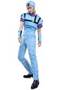 JJBA 7 Steel Ball Run Johnny Josta Hooded Conjunto de Cosplay con Sombrero
