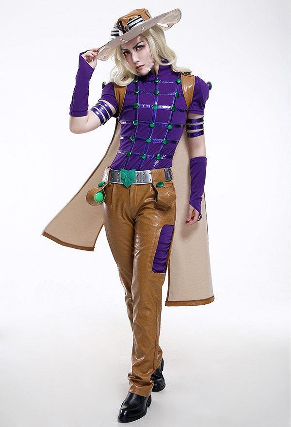 JJBA 7 Steel Ball Run Gyro Zeppli Cosplay Costume de Cosplay Gyro Zeppli JJBA 7 Steel Ball Run Gyro Zeppli Cosplay Costume de Cosplay Gyro Zeppli