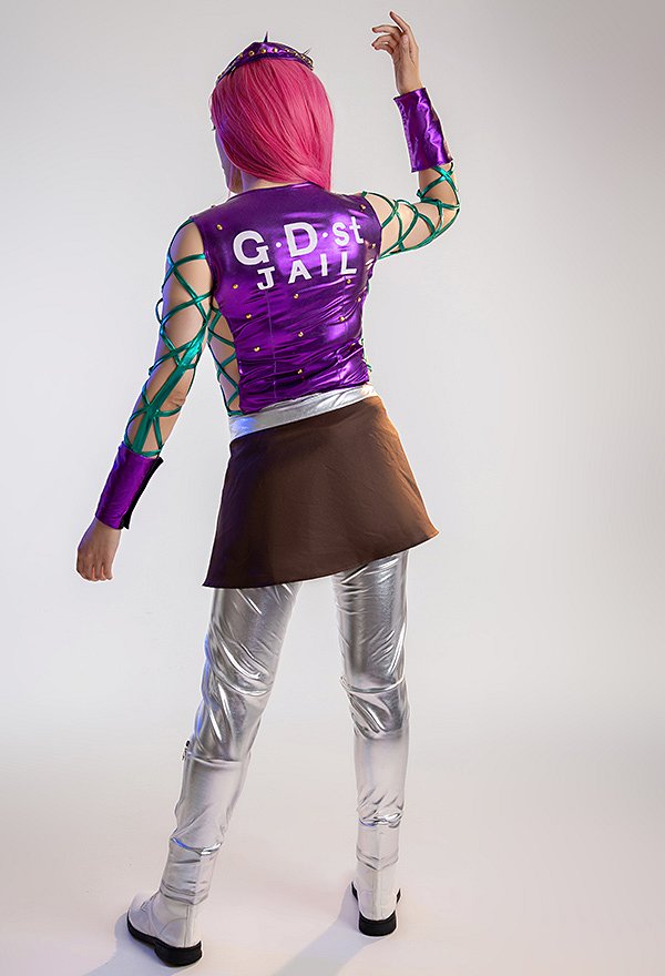 JJBA Anasui Cosplay Kostüm Hut Hosen Cosplay Kostüm