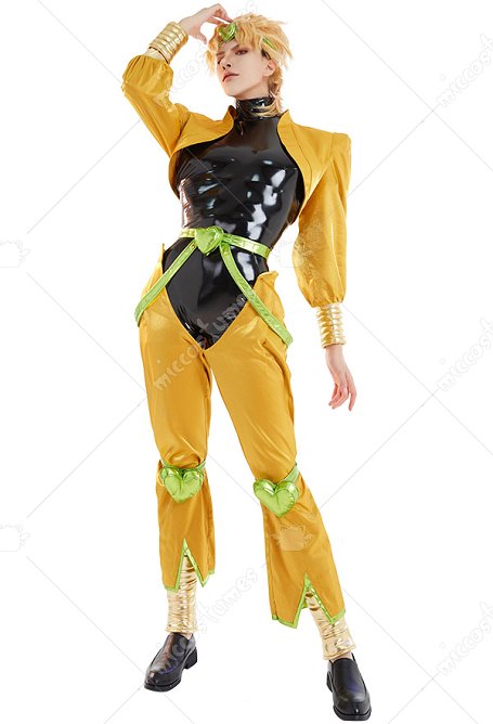 Traje de JJBA Completo de Cosplay con Tocado y Brazaletes