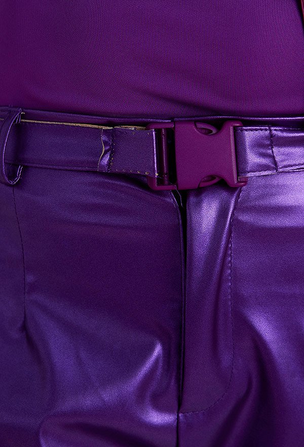 JJBA 7 Funny Varentain Cosplay Conjunto de Abrigo y Pantalón con Guantes y Cinturón