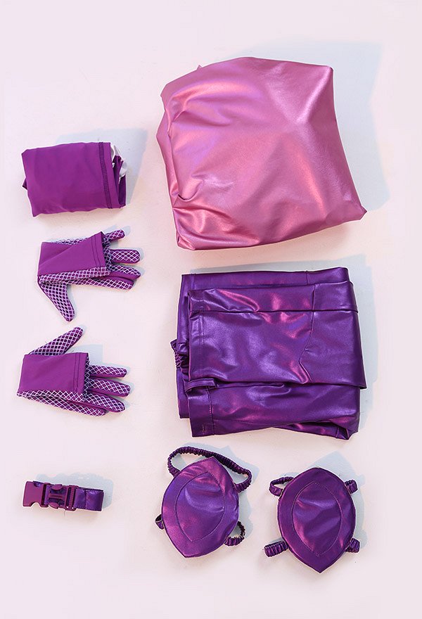 JJBA 7 Funny Varentain Cosplay Conjunto de Abrigo y Pantalón con Guantes y Cinturón