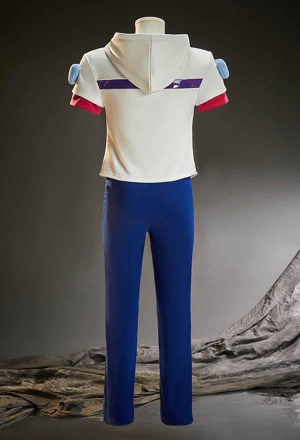 Traje animado de JJBA Bizarre Adventure 7 SBR Johnny Joestar con pantalones sombrero y protectores para las muñecas