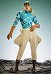 Animated Ver JJBA 7 SBR Diego Dio Brando Cosplay Costume Top and Pants with Gloves and Hat