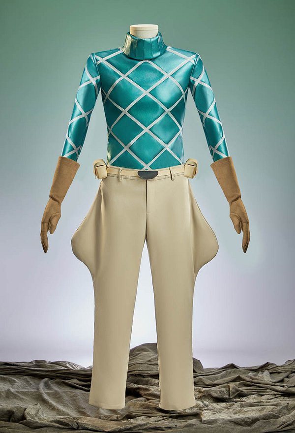 Ver JJBA Diego Dio Brando Disfraz de Cosplay Top y Pantalones con Guantes y Sombrero Ver JJBA Diego Dio Brando Disfraz de Cosplay Top y Pantalones con Guantes y Sombrero