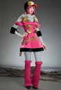 Premium Edition Comic-style JJBA 7 SBR Hot Pants Cosplay Costume Dress with Pants and Leg Warmers