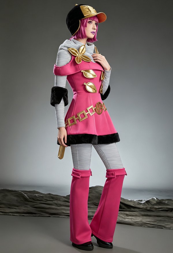 Edición Premium Estilo cómic JoJos 7 SBR Pantalones calientes Vestido de disfraz de cosplay con pantalones y calentadores de piernas Edición Premium Estilo cómic JoJos 7 SBR Pantalones calientes Vestido de disfraz de cosplay con pantalones y calentadores de piernas