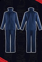 Costume de cosplay Jujitsu Fight Satoru ensemble bleu comprenant un haut et un pantalon avec un masque pour les yeux