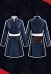 jujitsu Fight Kugisaki Nobara Blauer Anzug Uniform Cosplay Kostüm Oberteil und Rock mit Bauchtasche