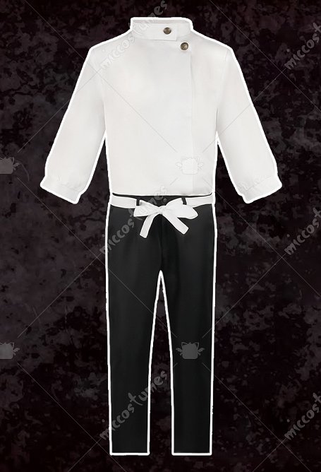 Costume de cosplay Jujitsu Fight Okkotsu Yuta veste et pantalon avec ceinture