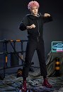 Jujitsu Fight Season 3 Itadori Yuji Cosplay Costume Hoodie Top and Pants with Socks