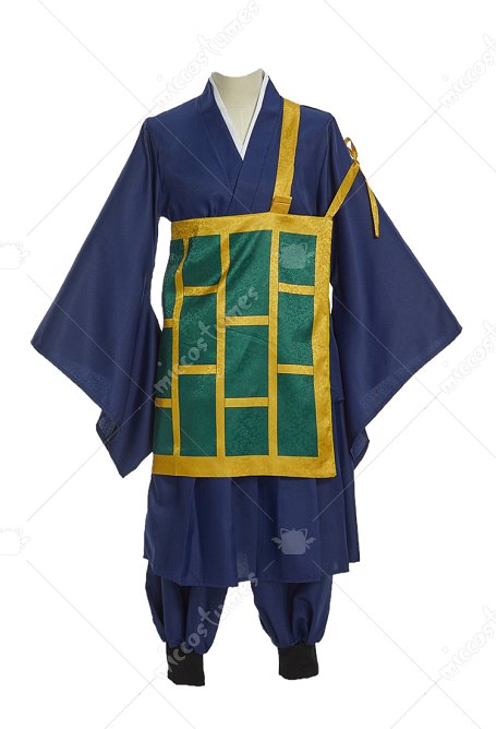 Costume de Cosplay Jujitsu Fight Geto Haut et Pantalon avec Jupe et Robe Kasaya