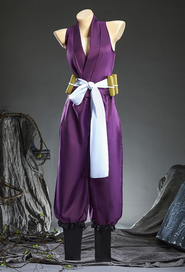 Hell: Jigokuraku Yuzuriha Cosplay Japanischer Ninja Top Hosen Taillen Zubehör Socken Set Cosplay Kostüm
