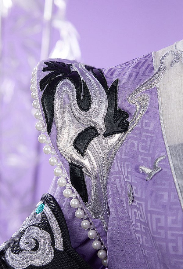 JX3 Online Hua Jie Costume de Cosplay Robe avec tunique et manches