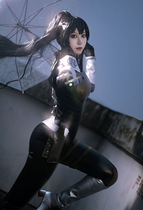 Monster No.8 Ashiro Mina Disfraz de Cosplay Mono y Guantes Combinados con Cinturón