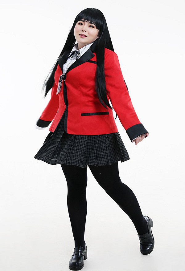 Plus Size Kakegurui–Compulsive Gambler Cosplay Costume Jabami Yumeko Ririka Momobami Saotome Meari School Uniform