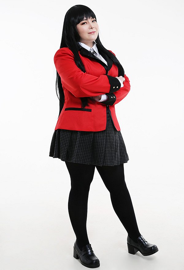 Plus Size Kakegurui–Compulsive Gambler Cosplay Costume Jabami Yumeko Ririka Momobami Saotome Meari School Uniform