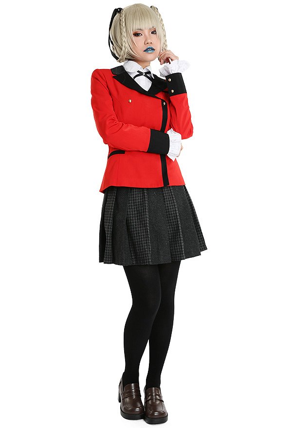 Kakegurui Compulsive Gambler Kirari Momobami Cosplay Kostüm Schuluniform Kakegurui Compulsive Gambler Kirari Momobami Cosplay Kostüm Schuluniform