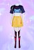 Kpop Slayers Main Dancer Cosplay Costume Top and Skirt with Socks and Waist Chain