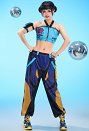 Kpop Slayers Rapper Cosplay Costume Top and Pants with Arm Decoration
