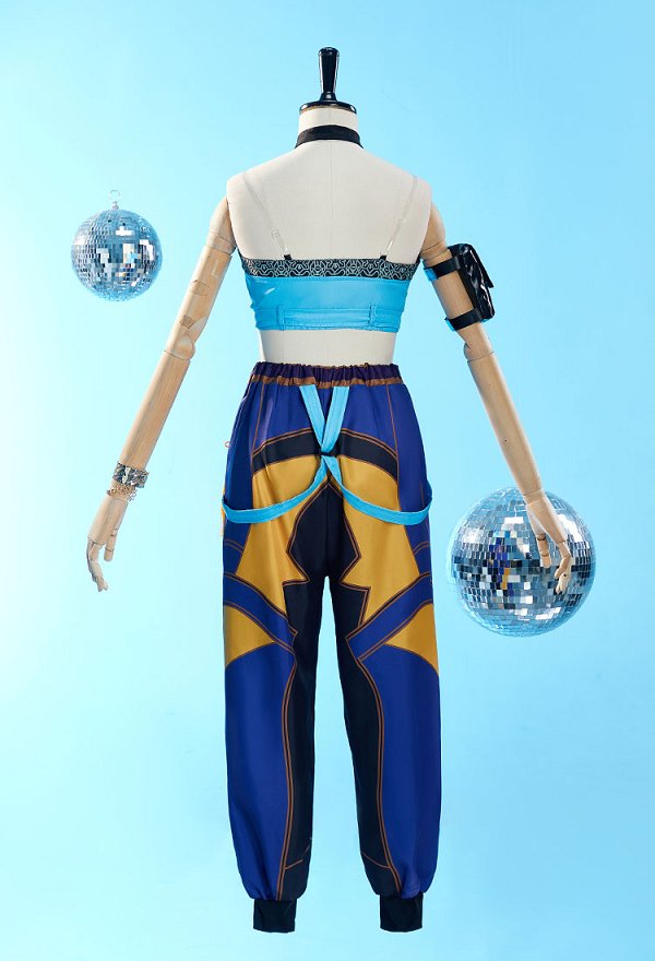 K-Pop: Kpop Killer Cosplay Kostüm Oberteil und Hose mit Armverzierung K-Pop: Kpop Killer Cosplay Kostüm Oberteil und Hose mit Armverzierung