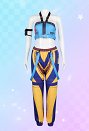 Kpop Slayers Rapper Cosplay Costume Top and Pants with Arm Decoration