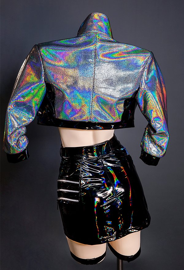 LOL LOL POP_STARS  ALL OUT Evelynn Frauen Gradient Cosplay Kostüm mit allem Zubehör