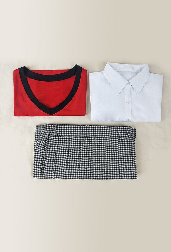Kakegurui Compulsive Gambler Midari Ikishima Cosplay Costume School Uniform