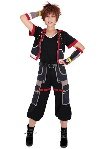 Kingdom Hearts 3 III KH3 Sora Cosplay Costume