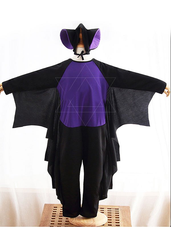 Child Little Bat Halloween Costume Funny Bodysuit for Halloween and Stage
