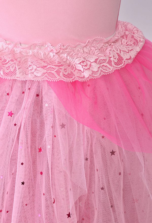 Enfant Filles Pêche Costume pour Halloween Kawaii Princesse Robe pour Enfants avec Couronne