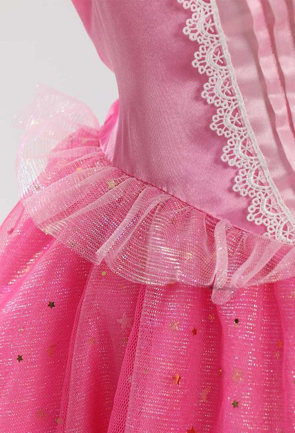 Halloween Peach Kawaii Kinder Cosplay Rosa Pink Kleid Lolita Puffärmel Cosplay Kostüm