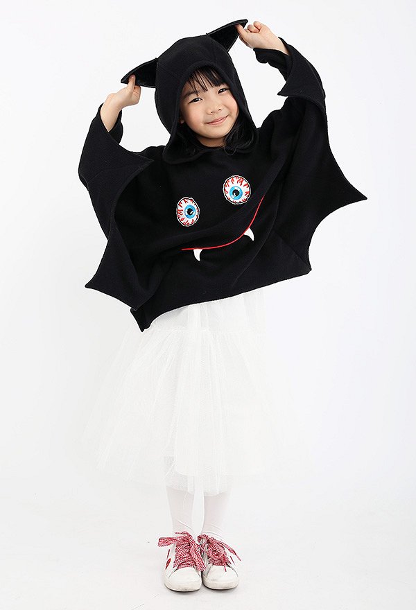 Halloween Cosplay Chauve-souris Cape à Capuche pour Enfant