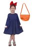 Kiki la Petite Sorcière Enfants Halloween Cosplay Costume Robe de Sorcière