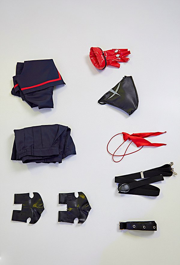 Kill la Kill Ryuko Matoi Cosplay Conjunto de Camisa y Falda de Manga Larga