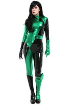 Neu Kim Possible Shego Bodysuit Jumpsuit Cosplay Kostüm Neu Kim Possible Shego Bodysuit Jumpsuit Cosplay Kostüm