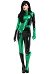 Nouveau Style Kim Possible Costume de Cosplay Shego Combinaison de Super Méchant