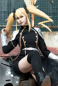 Monster No.8 Mina Cosplay Costume Combat Suit Uniform Dress with Sleeves Armor
