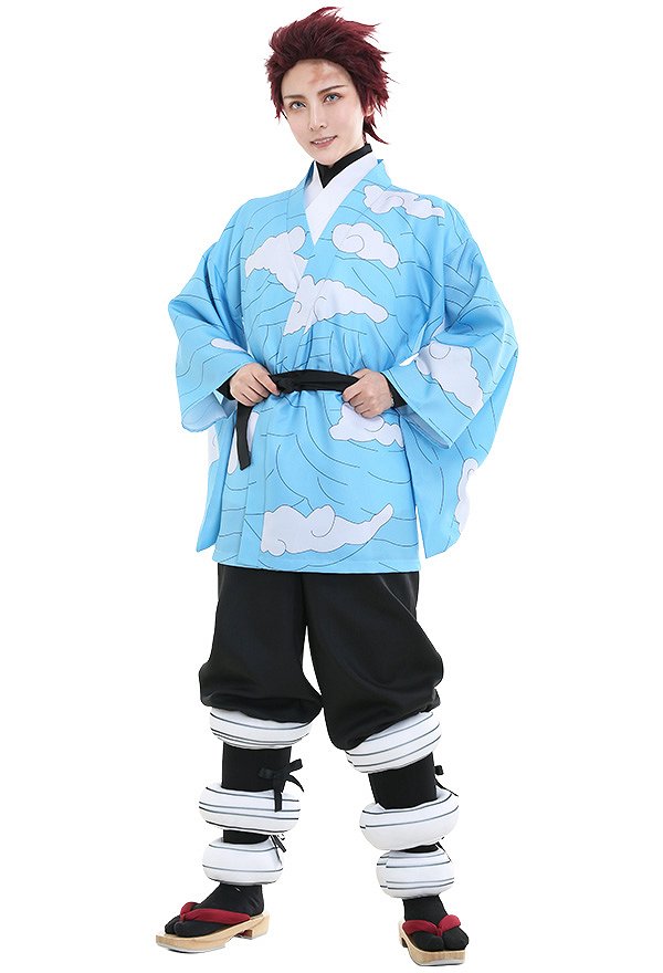 KNY Costume de Cosplay Child of Brightness Kimono Bleu
