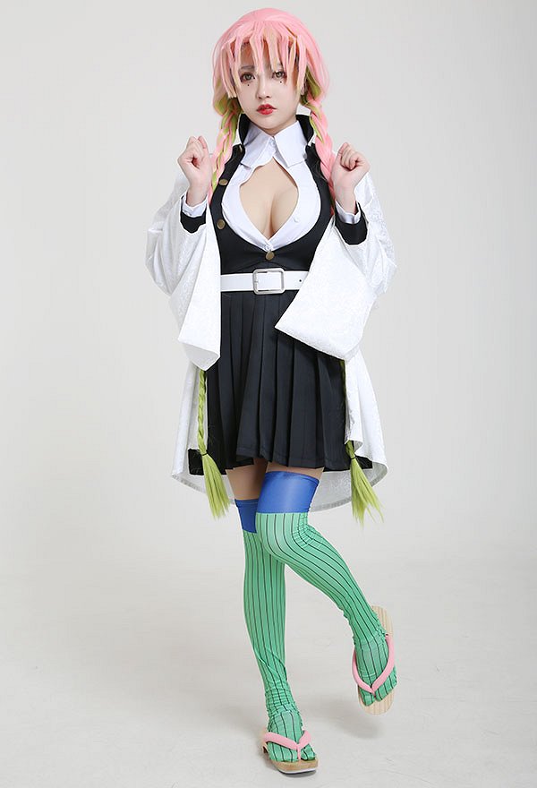 KNY Demon Fighter Cosplay Costume del Conjunto de Uniforme KNY Demon Fighter Cosplay Costume del Conjunto de Uniforme