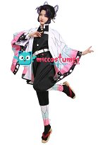 KNY Demon Fighter Butterfly Insect Mushi Bashira Demon Killing Corps Team Uniform Full Set Cosplay Costume KNY Demon Fighter Butterfly Insect Mushi Bashira Demon Killing Corps Team Uniform Full Set Cosplay Costume