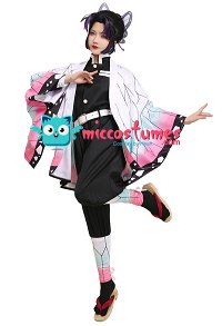 KNY Demon Fighter Butterfly Insect Mushi Bashira Demon Killing Corps Team Uniform Full Set Cosplay Costume