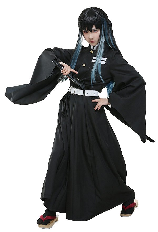 KNY Demon Fighter Mist Kasumi Bashira Demon Killing Corps Team Uniforme KNY Demon Fighter Mist Kasumi Bashira Demon Killing Corps Team Uniforme