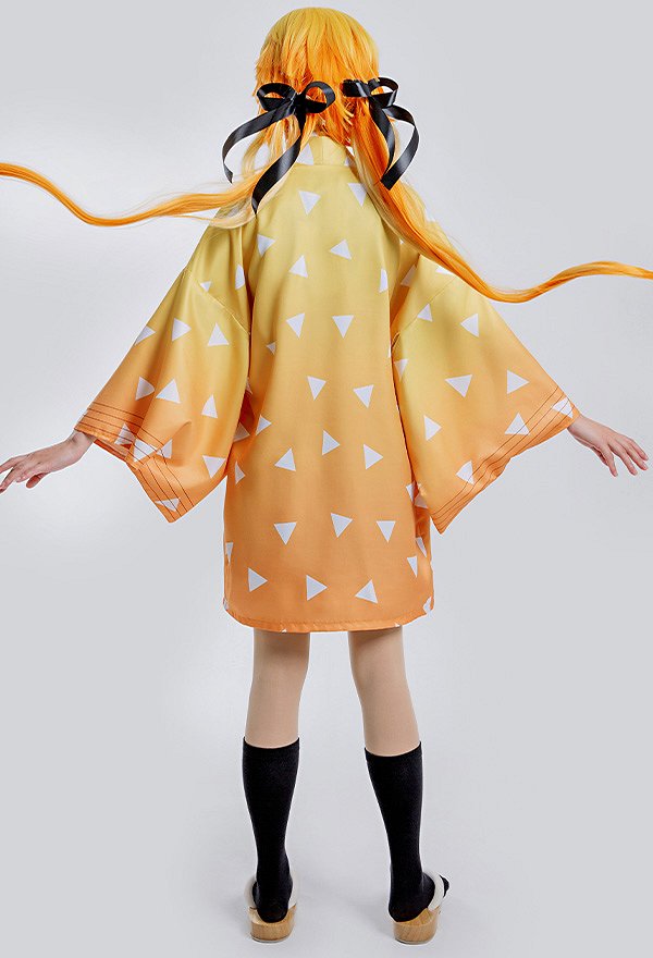 KNY Demon Fighter Zenko Cosplay Costume Female Top and Skirt Set with Kimono Jacket KNY Demon Fighter Zenko Cosplay Costume Female Top and Skirt Set with Kimono Jacket