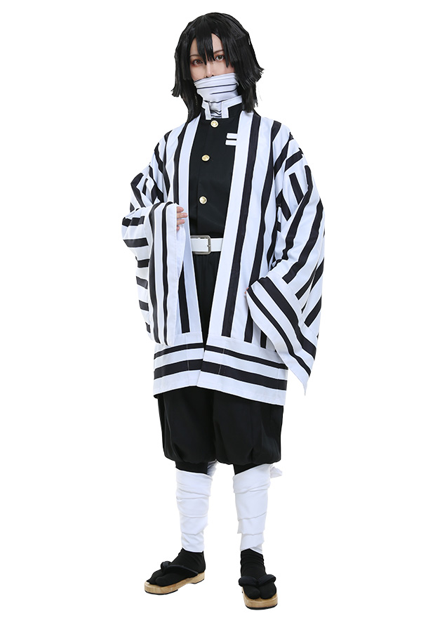 KNY Demon Fighter Snake Hebi Bashira Demon Killing Corps Team Uniforme de Cosplay 