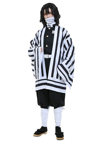 KNY Demon Fighter Snake Hebi Bashira Demon Killing Corps Team Uniforme de Cosplay