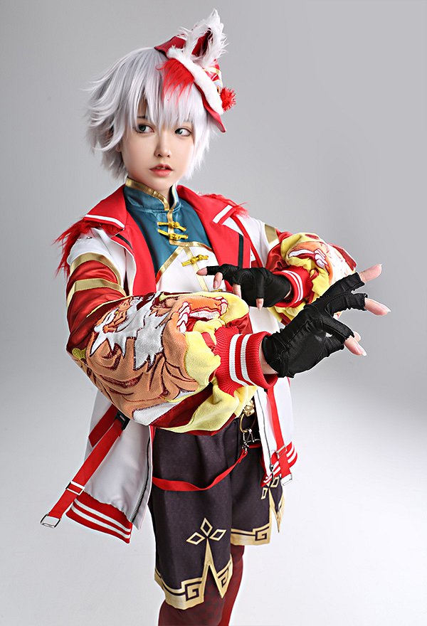 Honor of Kings Sun Bin Cosplay Costume Tiger God Ji Skin Yin Hu Spread Wings Sun Bin Costume