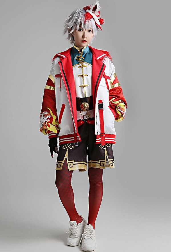 Honor of Kings Sun Bin Cosplay Costume Tiger God Ji Skin Yin Hu Spread Wings Sun Bin Costume