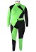 Talla extra Kim Possible Shego Mono Traje De Cosplay